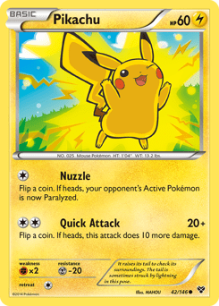 Pikachu #42 from XY