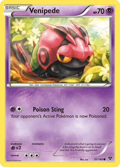 Venipede #51 from XY