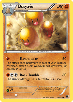 Dugtrio #59 from XY
