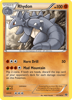 Rhydon #61 from XY