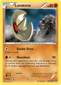Lunatone #63 from XY