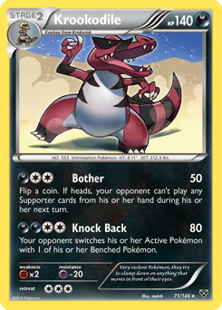 Krookodile #71 from XY