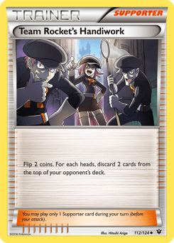 Team Rocket's Handiwork #112 from Fates Collide