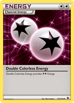 Double Colorless Energy #114 from Fates Collide