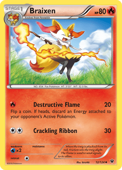 Braixen #12 from Fates Collide