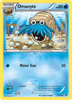 Omanyte #17 from Fates Collide