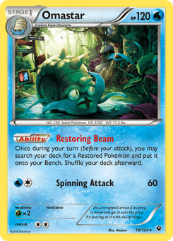 Omastar #18 from Fates Collide