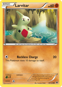 Larvitar #40 from Fates Collide