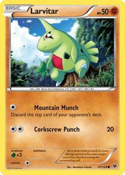 Larvitar #41 from Fates Collide