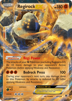Regirock-EX #43 from Fates Collide