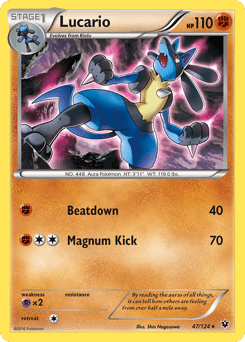 Lucario #47 from Fates Collide