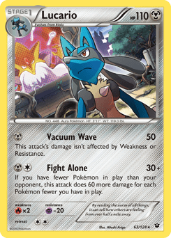 Lucario #63 from Fates Collide