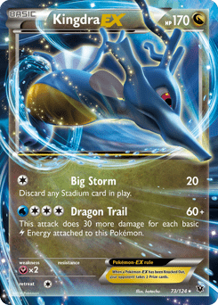 Kingdra-EX #73 by hatachu