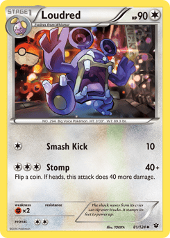 Loudred #81 from Fates Collide