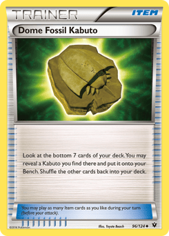 Dome Fossil Kabuto #96 from Fates Collide