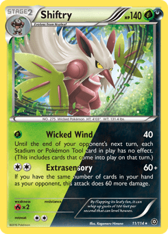 Shiftry #11 from Steam Siege