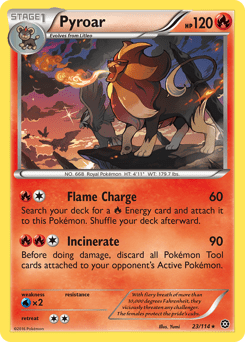 Pyroar #23 from Steam Siege