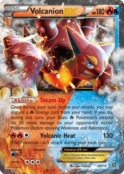 Volcanion-EX #26 from Steam Siege