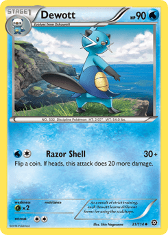 Dewott #31 from Steam Siege