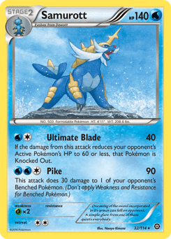Samurott #32 from Steam Siege
