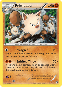 Primeape #53 from Steam Siege