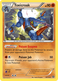 Toxicroak #59 from Steam Siege