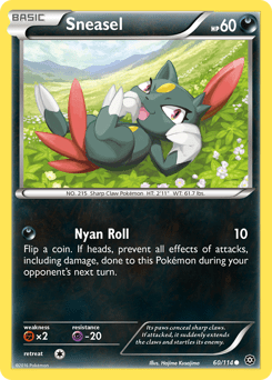 Sneasel #60 from Steam Siege