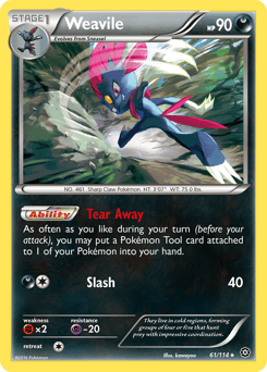 Weavile #61 by kawayoo