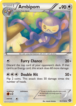 Ambipom #91 from Steam Siege