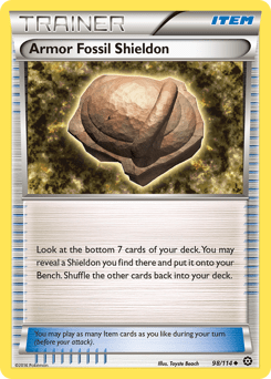 Armor Fossil Shieldon #98 from Steam Siege