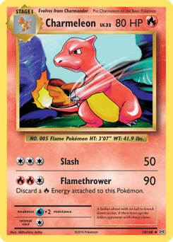 Charmeleon #10 from Evolutions