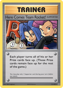 Here Comes Team Rocket! #113 from Evolutions