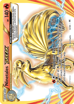 Ninetales BREAK #16 from Evolutions