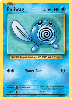 Poliwag #23 from Evolutions