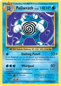 Poliwrath #25 from Evolutions