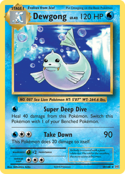 Dewgong #29 from Evolutions