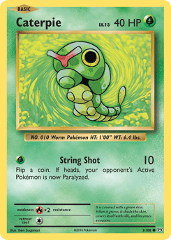 Caterpie #3 from Evolutions