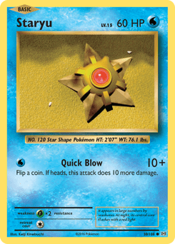 Staryu #30 from Evolutions