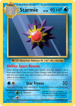 Starmie #31 from Evolutions