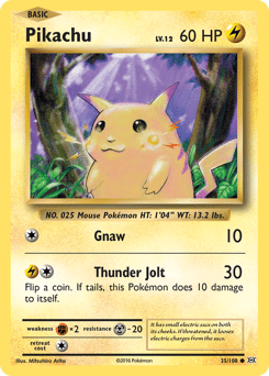 Pikachu #35 from Evolutions