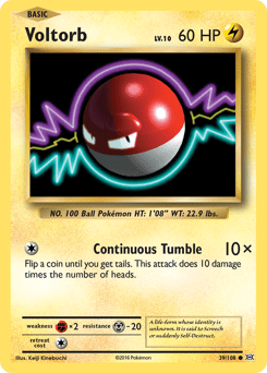 Voltorb #39 from Evolutions