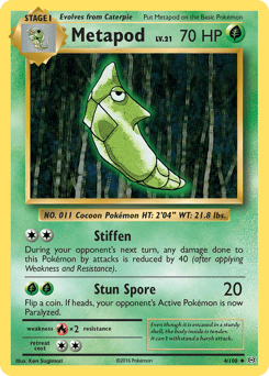 Metapod #4 from Evolutions