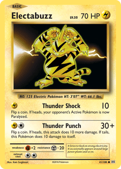Electabuzz #41 from Evolutions