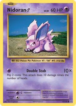 Nidoran♂ #43 from Evolutions