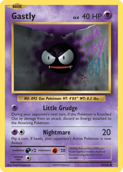 Gastly #47 from Evolutions