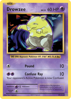 Drowzee #49 from Evolutions