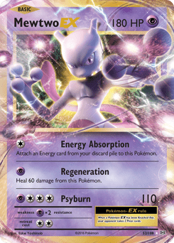 Mewtwo-EX #52 from Evolutions