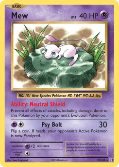 Mew #53 from Evolutions