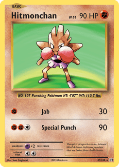 Hitmonchan #62 from Evolutions