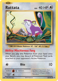 Rattata #66 from Evolutions